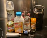 Sütötökös latte 🎃 recept fázis 1 fotója