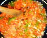 A picture of step 9 of Spanish omelet#Endofyearchallenge.