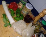 Foto del paso 1 de la receta: Fideos de arroz al vermú