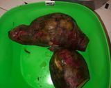 A picture of step 2 of Oven baked sweet potato.