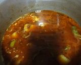 A picture of step 3 of Mutton Karahi akni.