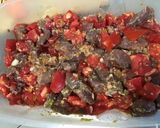 Une image de l'étape 10 de Bœuf épicé au gingembre, ail et tomates.