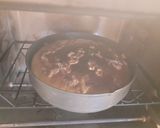 A picture of step 1 of Chocolate Walnut Cake.
