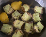 Foto del paso 1 de la receta: Alcachofas en salsa de cerveza 🍺
