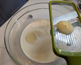 A picture of step 3 of Million(*) layer potato gratin.