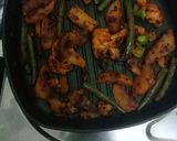 A picture of step 10 of Grilled vegetables with barbeque sauce.
