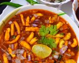 A picture of step 18 of Maharashtrian Famous Misal Pav.