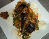 A picture of step 9 of Pan grilled fish with veggie sauce.