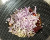 A picture of step 4 of Southekayi Mosaru Palya.