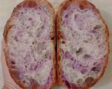 Foto langkah ke 30 dari resep Flaxseeds Ubi Ungu Swirl Sourdough Bread.
