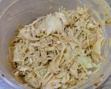 A picture of step 3 of Cabbage Pakore.