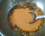 A picture of step 4 of Kala chana masala.