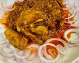 A picture of step 10 of Chicken Tandoori Masala with Paratha.