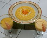 Foto langkah ke 6 dari resep Puding Susu Mangga Jeruk.