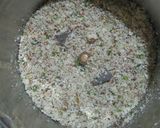 A picture of step 4 of Oats and jaggery dry fruits mix Modak.