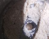 A picture of step 3 of Kesariya Rabdi.
