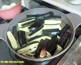 Hình bước làm 6 của món Cà Tím Trộn Gia Vị 가지무침 (Món Chay)