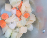 Foto del paso 2 de la receta: Puré de calabaza, patata, zanahoria y puerro