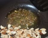A picture of step 2 of Green Gram halwa.