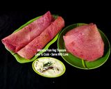 A picture of step 6 of Beetroot Pink Topi Dosa.