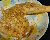 Hình bước làm 1 của món Đùi gà góc tư nướng bơ sả