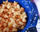 Une image de l'étape 3 de Pommes de terre rissolées cuisson à air chaud #airfryer.