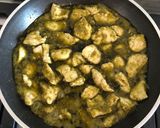 A picture of step 3 of Chicken Bites with Pesto and Crispy Speck.