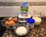 A picture of step 1 of Cream Cheese and Sweetened Condensed Milk Flan.
