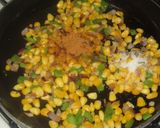 A picture of step 4 of Sweet Corn and Paneer Quesadillas with Salsa and Guacamole.