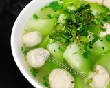 Hình bước làm 3 của món Canh Bí Đao Nấu Mọc