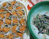 Foto langkah ke 5 dari resep Dimsum ayam jamur kuping isi keju.