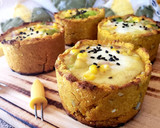 Foto del paso 8 de la receta: Vasitos de calabaza🎃rellenos de choclo 🌽y queso💛