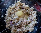 A picture of step 3 of Chibundiro Rice Balls.
