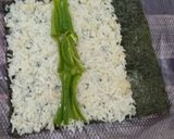 Foto langkah ke 3 dari resep Sushi roll ala rumahan (Norimaki Sushi).