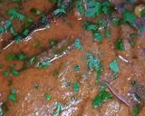 A picture of step 13 of Lady Finger Mutton (Bhindi Gosht).