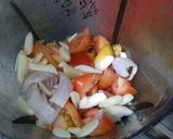 A picture of step 1 of White Chana Biryani.