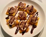 รูปขั้นตอนการทำที่ 4 ของ Toast banana milo