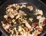 Foto del paso 3 de la receta Arroz de pollo y conejo con algas