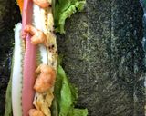 Hình bước làm 2 của món Kimbap keto