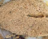 Foto del paso 4 de la receta: Pescado empanizado, verduras salteadas y papas al vapor