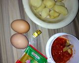 A picture of step 1 of Mashed potato masa.