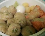 A picture of step 2 of Bandung Siomay (Chicken Version) 😁.