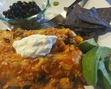 A picture of step 18 of Instant Pot, shredded beef enchiladas.