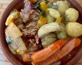 Une image de l'étape 9 de Jarret de porc légumes d'hiver sauce moutarde.