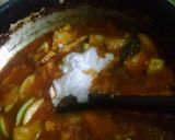 A picture of step 4 of Lauki chanay ki daal.