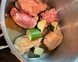 A picture of step 4 of Mother’s healthy chicken minestrone.