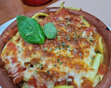 Foto del paso 7 de la receta: "Fideos" de zucchini con salsa filetto y queso