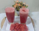 A picture of step 1 of Watermelon 🍉cooled refreshing drink.