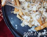A picture of step 3 of Cheese Fries.