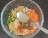 A picture of step 3 of Moong Sprout Salad.
